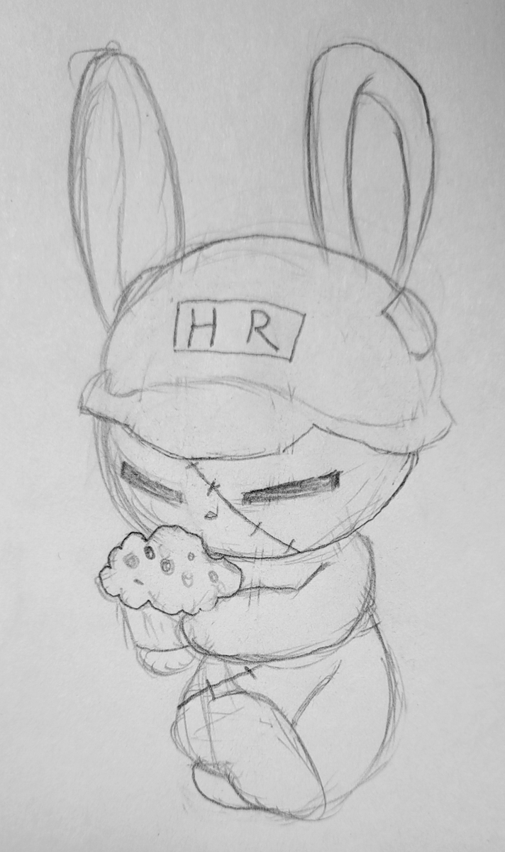 FrankeyDr's tweet image. Who is the one that steals muffins from Nem, that is HR, thanks @NioArtist for HR love #docart, after having HR talking for the first time.