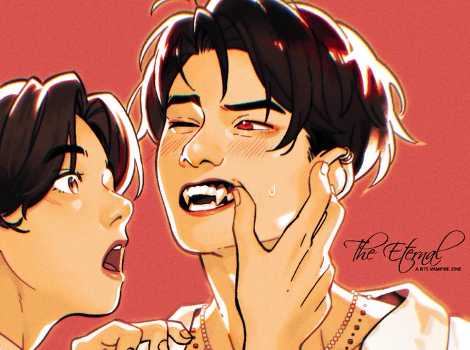 A preview of my Taegi piece for   A vampire and a dentist, a match made in heaven.   Pre-orders are now open, so grab yourself a copy before Aug 11!