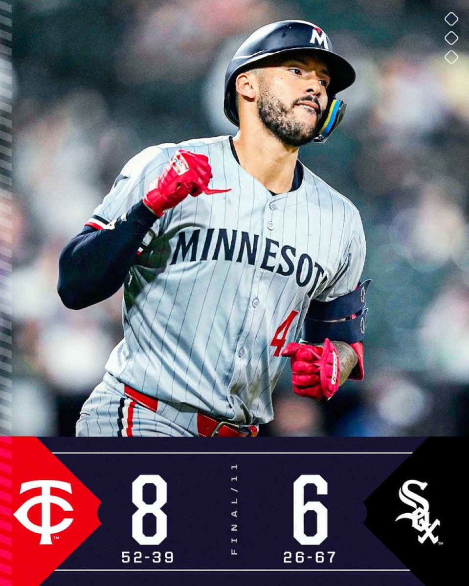 thepickvault's tweet photo. 💰VIP WINNER💰

Minnesota Twins ML (-180) ⚾️✅

7.0 Units ➡️ +3.89 Units 📈

#GamblingX #MLB #Winner https://t.co/mQ0XmUvvFR