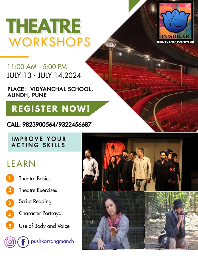 deepa_s's tweet photo. Two day workshop on the basics of theatre acting. It might just be the start of your journey in theatre! Register! https://t.co/wsusNeNix5