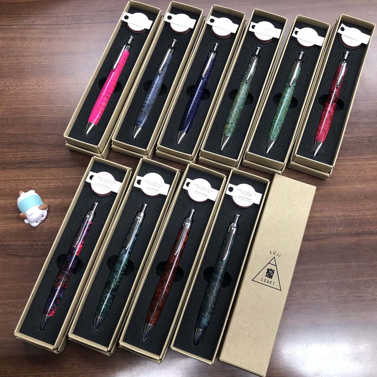エキスポで販売の #富士瘤クラフト さんのシャーペンをチラ見せ 今日は