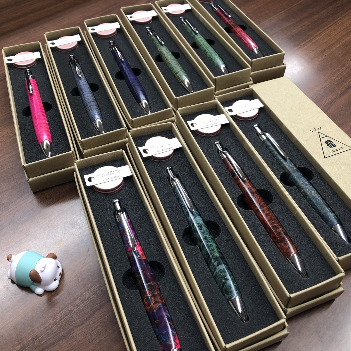 エキスポで販売の #富士瘤クラフト さんのシャーペンをチラ見せ 今日は