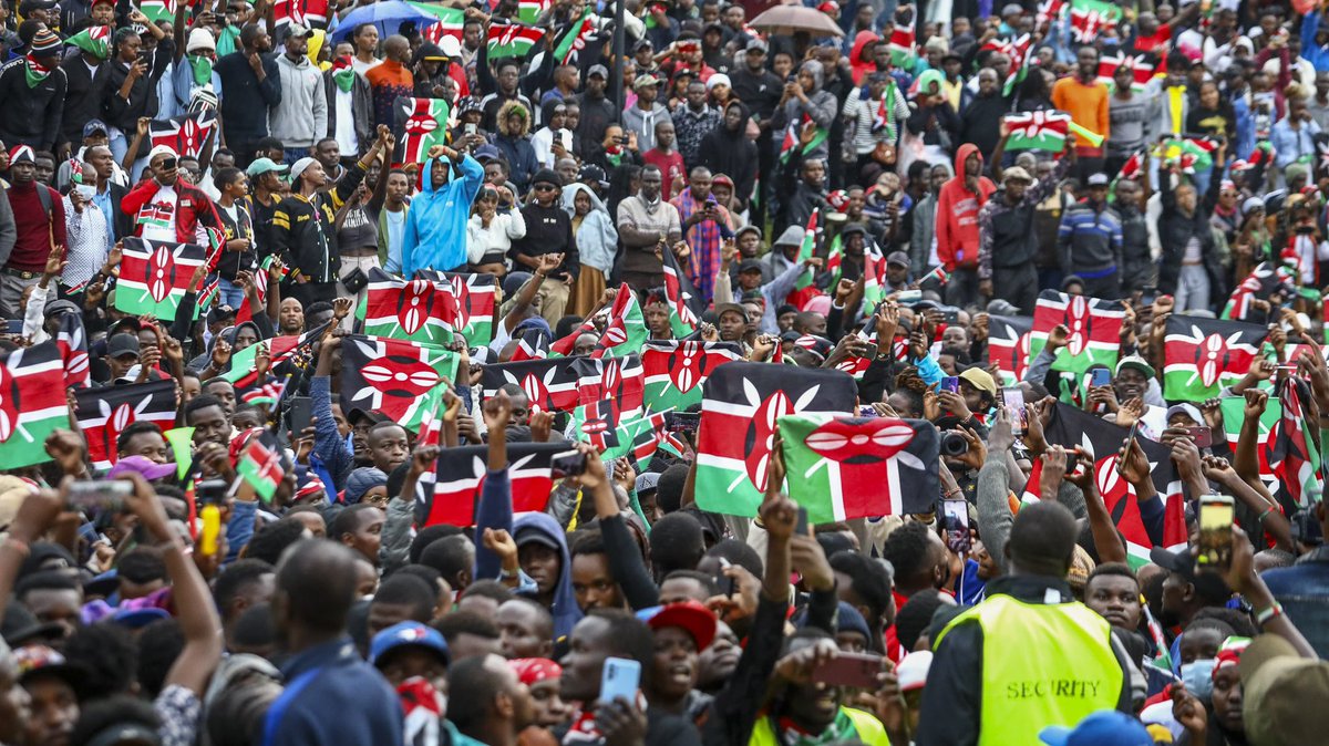 bonifacemwangi's tweet photo. I am reliably informed that some opposition politicians have been bribed by Zakayo, and Gachietha. Their sole aim moving forward is to discredit the Gen Zs. A movement that has inspired all of us to take back our country and make Kenya a place that works for all of us. 

You will start seeing Kenya Kwanza and opposition politicians start closing ranks, and they will speak in one language in an attempt to damage this movement. 

When you see this happening understand that the political class is fighting for survival. This movement is about ideas and not personalities and the political class is still under the misguided view that this moment can be wished away, and that they can go back to lying to the people. 

This movement makes it impossible for most of them to get back their hateful, tribal, and corrupt platform. 

Zakayo also wants to fire his entire cabinet but he doesn’t know who to appoint because the entire political class is rotten. 

Political appointments in our country's major consideration is pleasing tribal voting blocs, and pleasing your political allies. 
It’s never been about merit, and because of the Gen Zs, Zakayo’s government has become toxic, illegitimate, and a lame duck. Once he fires his cabinet, he cannot appoint another cabinet fwaaaaa. 

Zakayo is also angry, and helpless because Gachietha hired goons that caused the damage of looting, and destruction. He wants to punish him but he doesn’t know how. Why can’t he use the law? He is afraid of losing the Mount Kenya vote, but he should realize he has already lost the whole country including his stronghold in Rift Valley. 

The man isn’t sleeping. He hasn’t left the State House for two weeks. Ametoka kwenda kanisa tu, na leo kuenda KICC. 

Following Zakayo's favourite quote, “You can lie to some people for some time, you can also lie to all the people for some time, but you can’t lie to all the people all of the time.”

This Kenyan movement has finally caught up with him and his lies, and has also caught up with the entire political class and their delusions. 

Kenya belongs to all Kenyans and we are taking it back. One flag at a time.