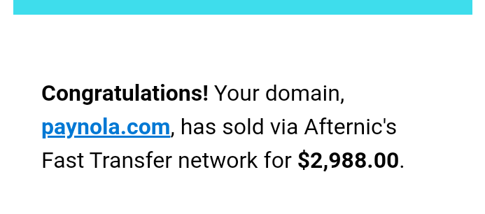 #Domain SOLD

<a href="/afternic/">Afternic</a>  
HR. March 24.
Sold At BIN. 

Other Info: Atom Rejected This One. 

#Domains #DomainNames #Branding