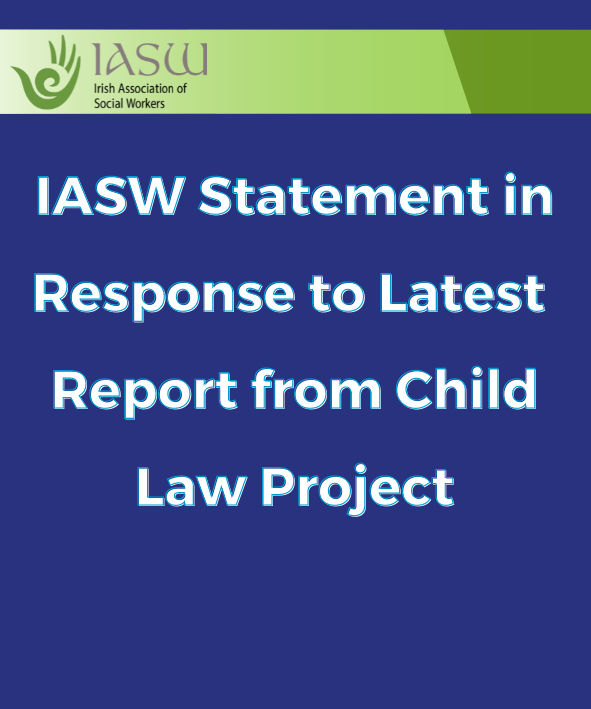 IASW_IRL's tweet photo. The @IASW_IRL is extremely concerned by the latest Report from @ChildLawProject &amp; call for urgent action to be taken!  

Read the full IASW press release here: https://t.co/54tZ5N20Sq

@VGeiran @MariaLCorbett @AoifeBairead @dcediy @rodericogorman @tusla @HSELive @MonicaHynd53270 https://t.co/k0Wt5Sxsox