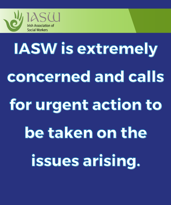 IASW_IRL's tweet photo. The @IASW_IRL is extremely concerned by the latest Report from @ChildLawProject &amp; call for urgent action to be taken!  

Read the full IASW press release here: https://t.co/54tZ5N20Sq

@VGeiran @MariaLCorbett @AoifeBairead @dcediy @rodericogorman @tusla @HSELive @MonicaHynd53270 https://t.co/k0Wt5Sxsox