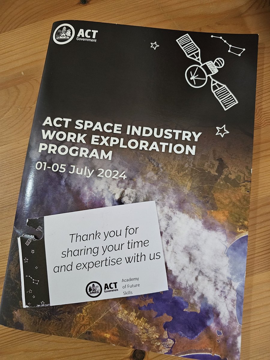 dahl_brittany's tweet photo. It was great speaking to students in Canberra last week at the ACT Space Industry Work Exploration Program #actgov #space #inspace #STEM #STEMeducation https://t.co/jMdniQm009