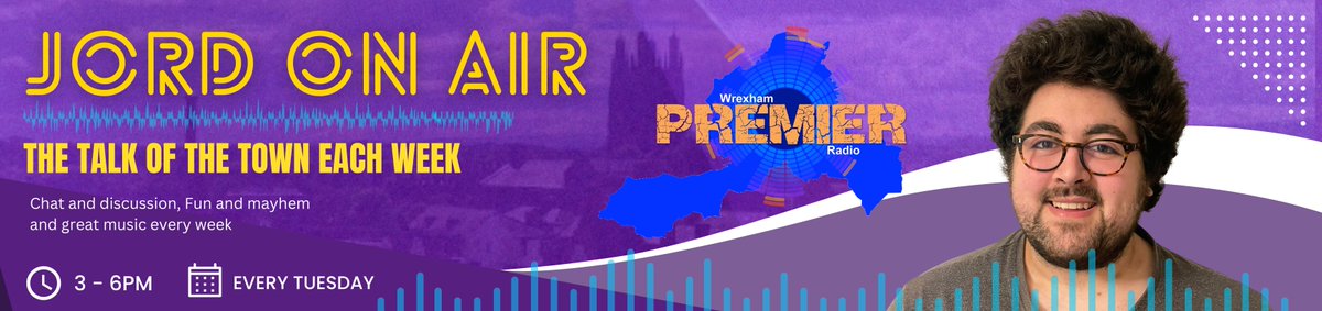 Join Jordan Simmons today at 7 AM for JORD ON AIR With Chat, Interviews, Discussion fun, Mayhem, and great music