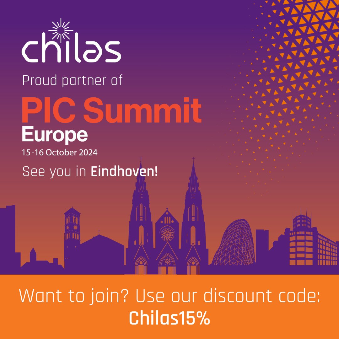 Exciting News! We are proud to announce that Chilas B.V. is a proud partner of the upcoming <a href="/picsummiteurope/">PIC Summit Europe</a> 2024!  

Come and join us on 15-16 October in Eindhoven! 

Use our 15% discount code [Chilas15%] and register here: etr.events/picsummiteurop…  

#PICSummitEurope
