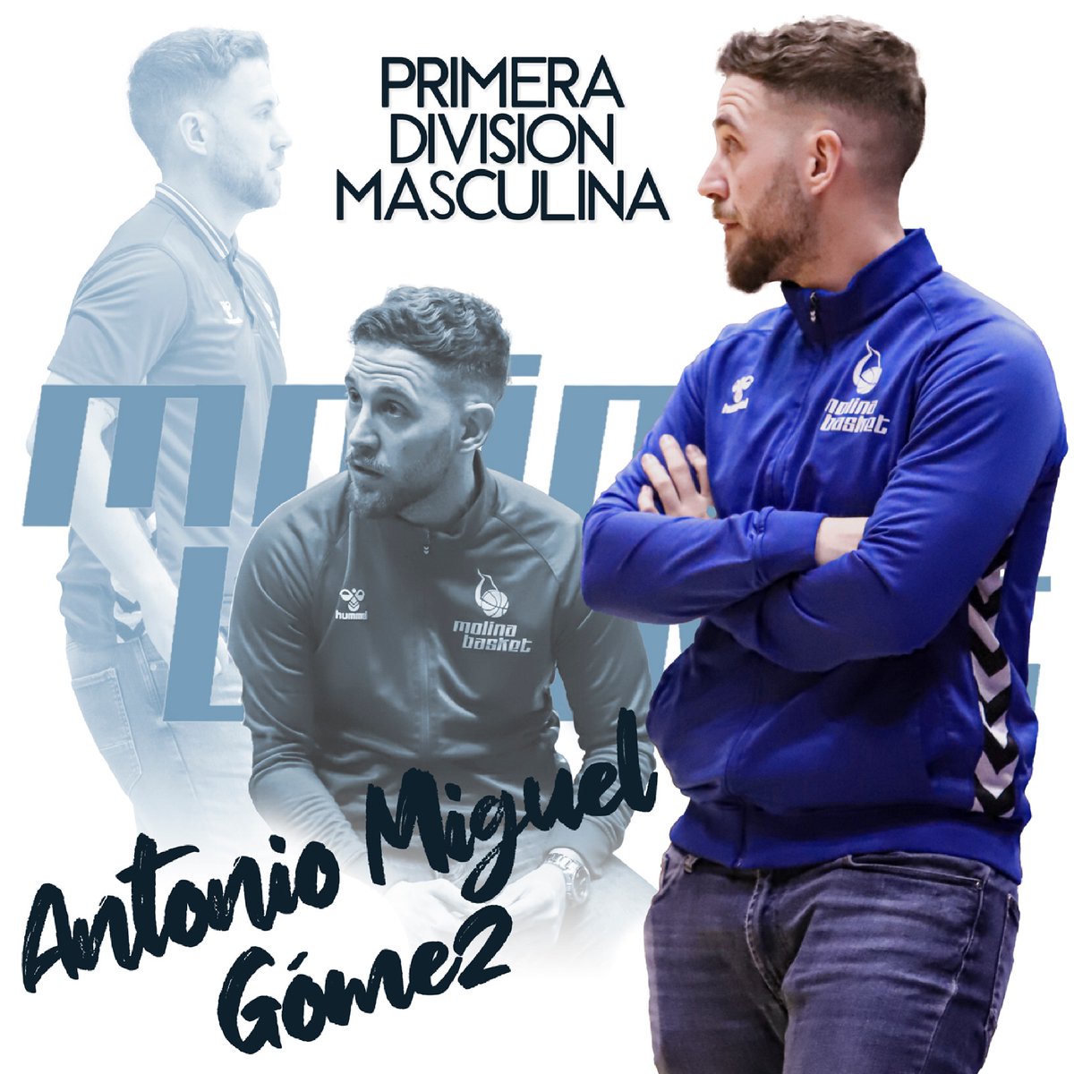 molinabasket's tweet image. TEMPORADA 24-25 | Antonio M. Gómez dirigirá al 1ª División Masc. 

Tras llevar al primer equipo femenino al lugar más alto de su historia, además de otros éxitos con los equipos base, releva a Pani y continuará formando jugadores que puedan dar el salto al Tercera FEB. 

💙