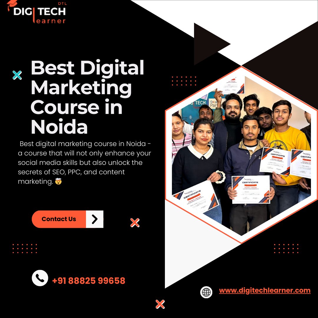 Digitechlearner's tweet image. Best digital marketing course in Noida🚀🚀
#digitechlearner #digitalmarketingtips  #WWERaw #ArmaanMalik #BiggBossOTT3 #ElvishYadav #RIPCartoonNetwork #HOTD #MumbaiRains #LuvKataria