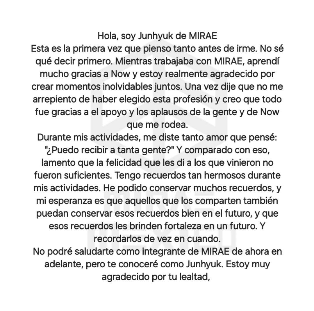 MiraeMexico's tweet photo. Hola somos MIRAE 
°
​°
°
Trad: @MiraeMexico
#미래소년 #MIRAE
#NOW #나우
#이준혁 #LEEJUNHYUK
#리안 #LIEN
#유도현  #YOODOHYUN
#카엘 #이��민 
#손동표 #SONDONGPYO
#박시영 #PARKSIYOUNG
#장유빈 #JANGYUBIN 
#LEESANGMIN 
#시마다쇼 #SHIMADASHOU https://t.co/LtGP22YVUm