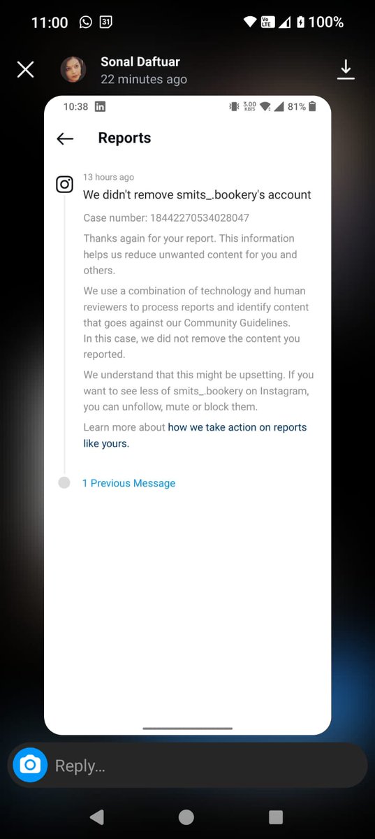 smitzaveri's tweet photo. @instagram Can't believe I have to complain on a rival platform to get to you but someone is impersonating me on Instagram and you won't remove them, even after multiple people have reported the account as an impersonator. Your processes are just as flawed as your politics. https://t.co/Rv1qXq58LX