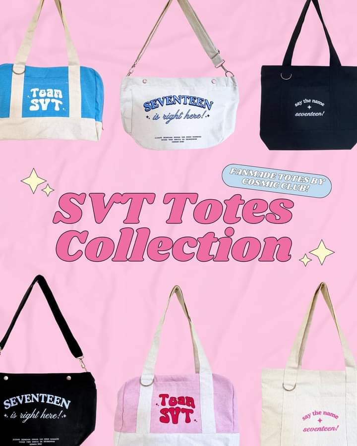SnowflakeGO's tweet photo. [ 🇲🇽 go | help rt ]
✧₊⁺ seventeen inspired tote bags by @cosmic_clubph ₊⁺ ✧
batch 2

✧ team svt handbag $250
✧ svt right here crossbody $260
✧ say the name totebag $230

fecha límite: mayo 31, 12:00 pm CST

🔗 https://t.co/TUp98LliYX

* precios + cruce

#SEVENTEEN #CARAT https://t.co/CzthajmpBG