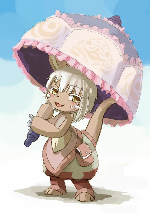 #メイドインアビス 日傘 #ファンアート 再掲載