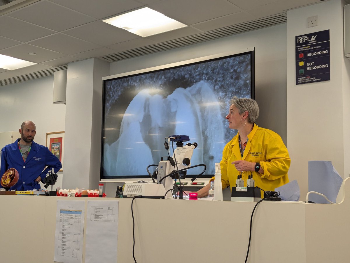 sarah_taylor_88's tweet photo. An EGGcellent first day! #EGGED2024 @roslininstitute @TheDickVet @EMBOevents https://t.co/f5rXNWceXr