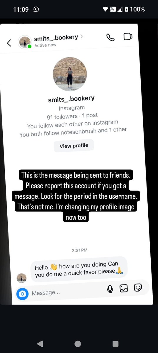 smitzaveri's tweet photo. @mosseri @finkd @instagram  This happens to someone literally everyday. We are exhausted. https://t.co/SvEfaRuVGF