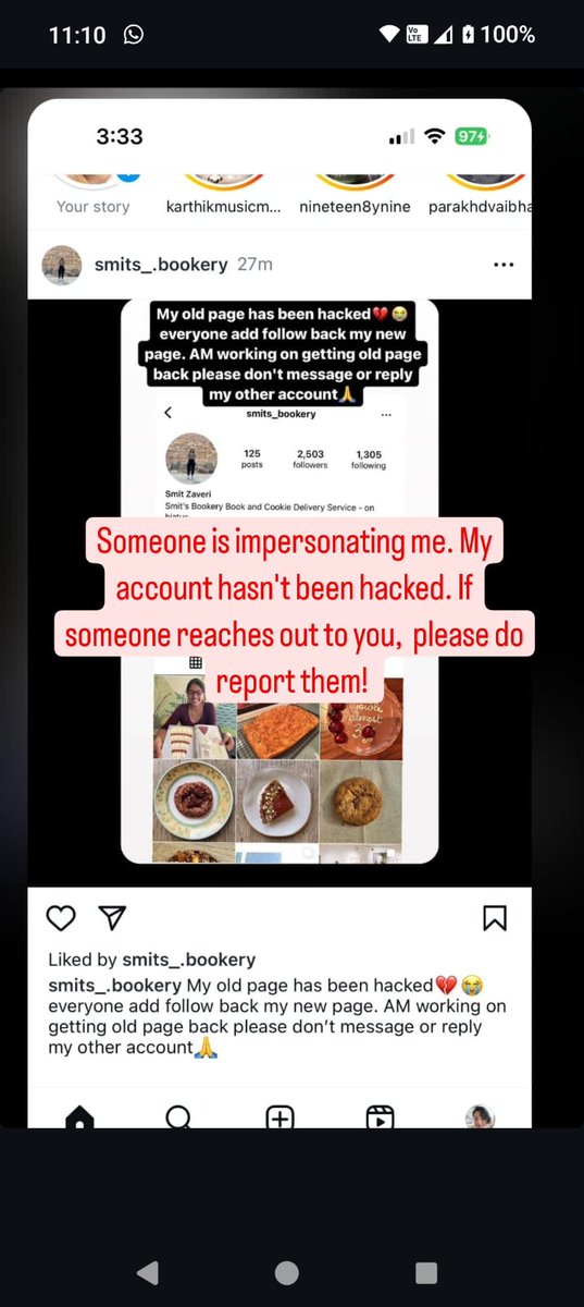 smitzaveri's tweet photo. @mosseri @finkd @instagram  This happens to someone literally everyday. We are exhausted. https://t.co/SvEfaRuVGF