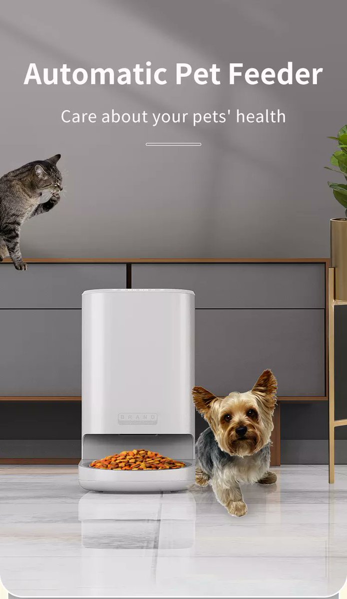KoedaLtd's tweet photo. Our Automatic Pet Feeder! ๐พ Keep your furry friends happy and healthy with our sleek and reliable pet feeder.
#AutomaticPetFeeder
#PetCare #HealthyPets
#PetHealth #CatLovers
#DogLovers #SmartPetCare
#PetGadgets #PetOwnerLife
#PetTech #HappyPets
#FeedingTime https://t.co/RqKiYxBLGo