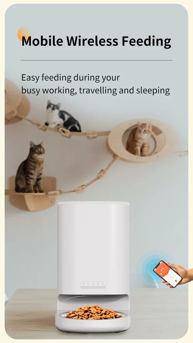 KoedaLtd's tweet photo. Our Automatic Pet Feeder! ๐พ Keep your furry friends happy and healthy with our sleek and reliable pet feeder.
#AutomaticPetFeeder
#PetCare #HealthyPets
#PetHealth #CatLovers
#DogLovers #SmartPetCare
#PetGadgets #PetOwnerLife
#PetTech #HappyPets
#FeedingTime https://t.co/RqKiYxBLGo
