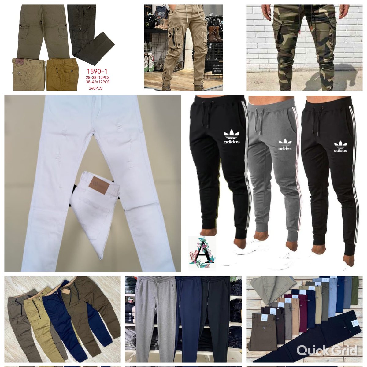 Savheya_Happie's tweet photo. Twitter Fam! 

We sell the following;
Puff jackets -$15
Half puff jackets -$15
Polonecks -$8
Denim jackets -$25
Sweaters -$8
Cargo -$15
Jeans -$15
Joggers -$7, & $10
Golf Tees -$3
Round neck tees -$3
Chinese collar tees -$8
Long sleeve tees -$12
Chinese collar shirts -$10
Vests -$5
Timberland sneakers -$25
Timberland Chelsea boots -$25
Cacatua sneakers -$25
Socks -$1 for 2 and $1 for 3
Boxer shorts -$2
Boxer pants -$3