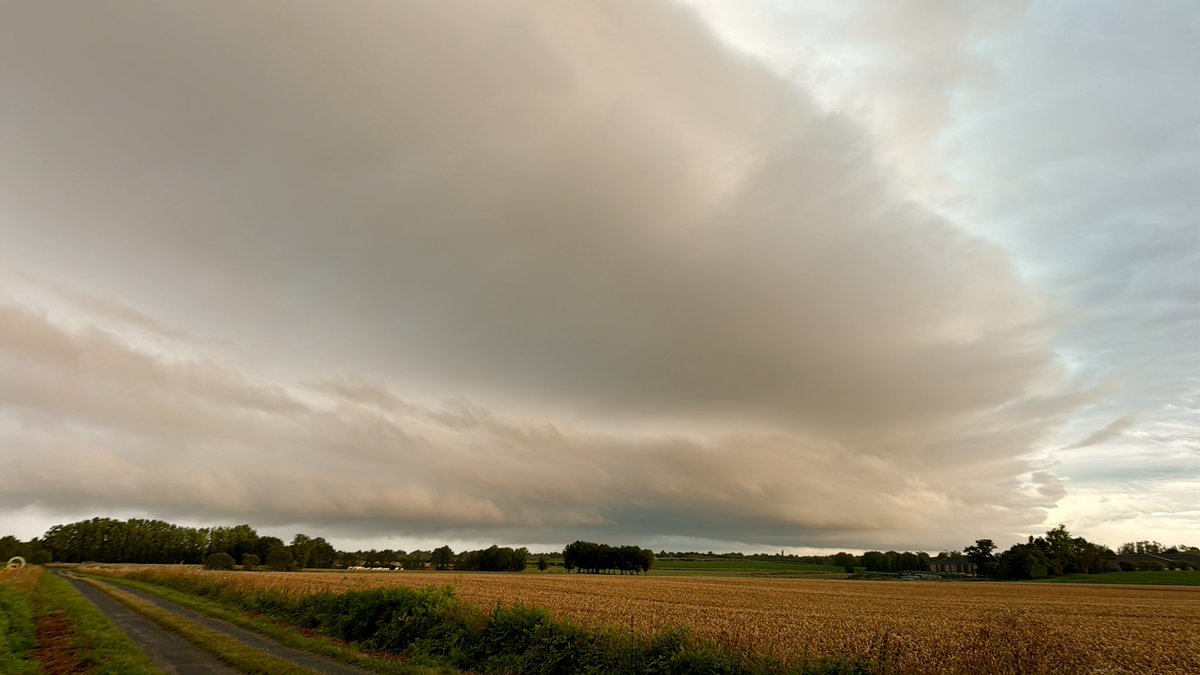 Troospea's tweet photo. Magnifique arcus sur le Nord #Vendée ce matin, avec une légère teinte ocre 🌩️🌅
Très peu d’activité électrique malheureusement ! @KeraunosObs https://t.co/I4L2Qgun9O