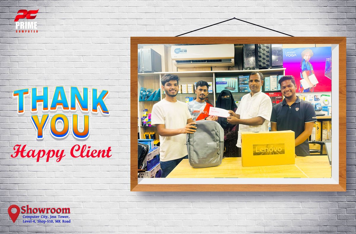 primescomputers's tweet image. প্রাইম কম্পিউটার থেকে যেকোন প্রডাক্ট কিনলেই
পাচ্ছেন দারুন দারুন পুরষ্কার 📷
স্যার আমাদের থেকে প্রডাক্ট কিনে আমাদের পরিবারের
সদস্য হয়েছেন📷
primecomputer.com.bd
#primecomputer
#primecomputerbd
#PrimeVideoCreatoror📷