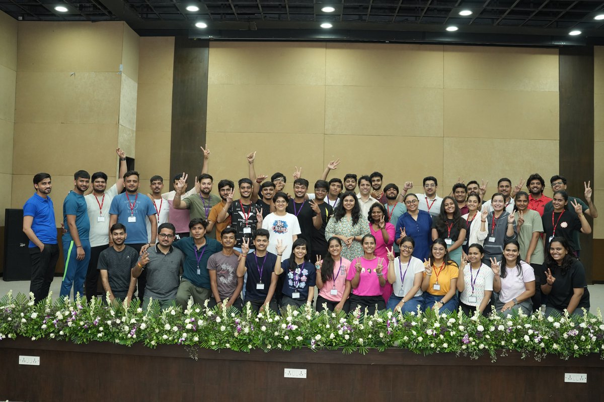 AdaniUniversity's tweet photo. A few candid moments from the MBA (Infrastructure Management) batch 2024 were captured during their ice-breaking session at the induction program.

The University is bustling, creating bonds beyond classrooms.!

#AdaniUniversity #MBAInfrastructureManagement #MBA #Induction https://t.co/BWg2L2sfMb