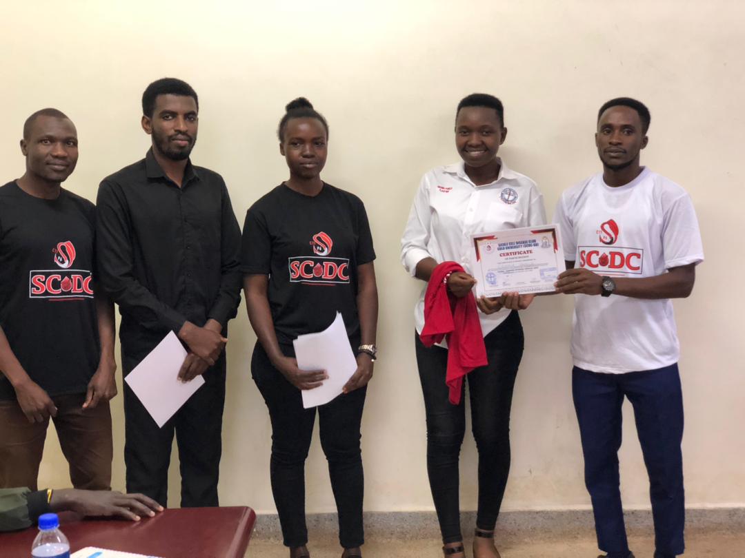 PamelaGiramia's tweet photo. Am so happy  I won the recently concluded Sickle cell awareness session quiz !

This victory is a step forward in raising awareness about Sickle Cell Disease. 

Let's continue to educate and support each other!

 #BeAnException 
 @GUMSA_offical-@GUPHESA24
@GuluVarsity https://t.co/KhcNdNIQim