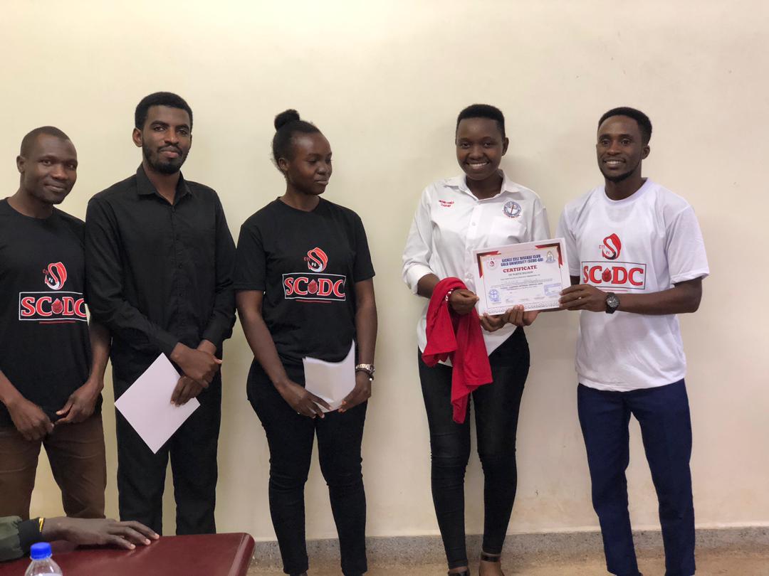 PamelaGiramia's tweet photo. Am so happy  I won the recently concluded Sickle cell awareness session quiz !

This victory is a step forward in raising awareness about Sickle Cell Disease. 

Let's continue to educate and support each other!

 #BeAnException 
 @GUMSA_offical-@GUPHESA24
@GuluVarsity https://t.co/KhcNdNIQim