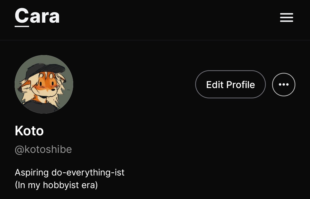 Made a Cara profile and I gotta say, I am loving this platform already