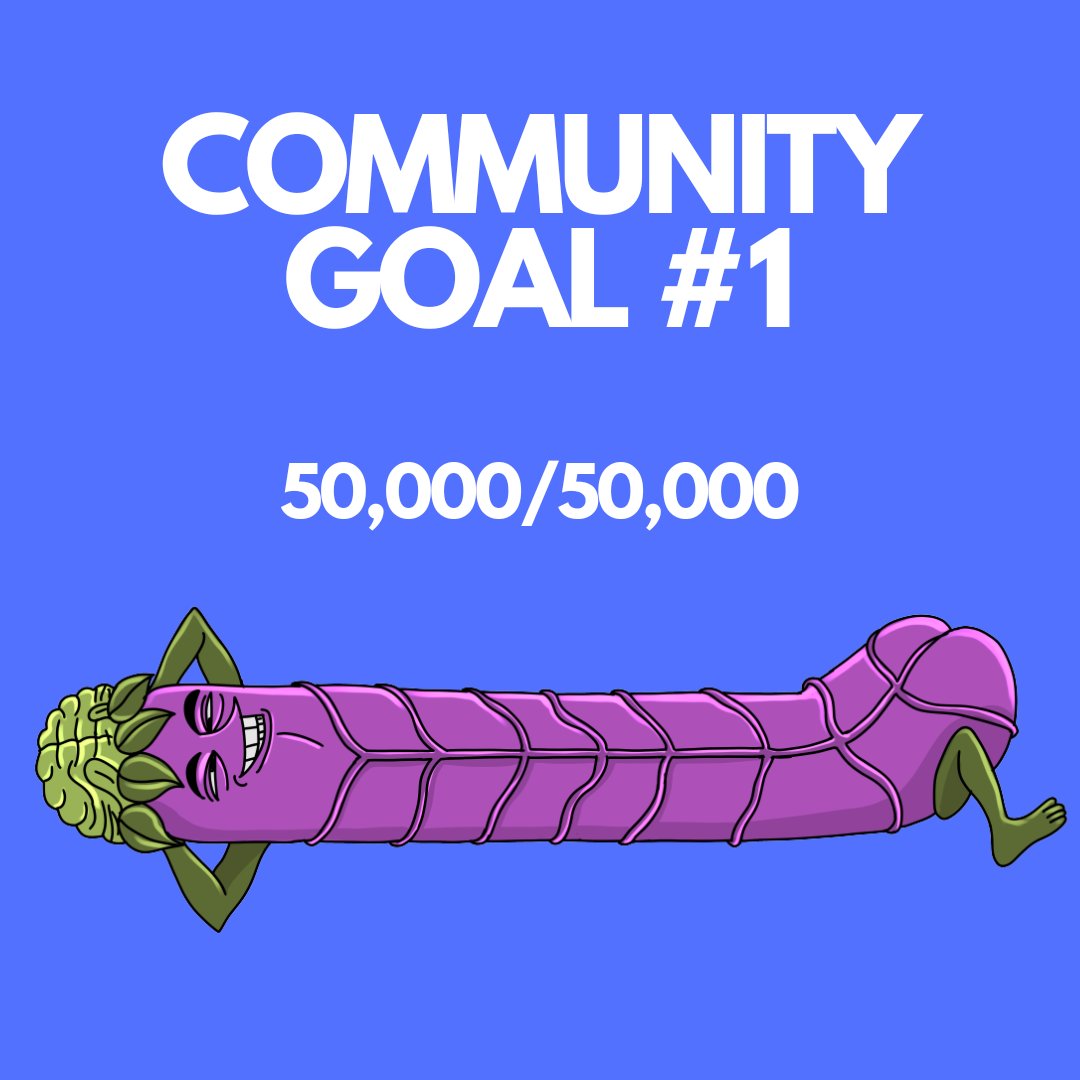 We've made it!💥

Community Goal #1 has been reached.

The 1st bomb gets dropped on Thursday.

Be ready!🍆