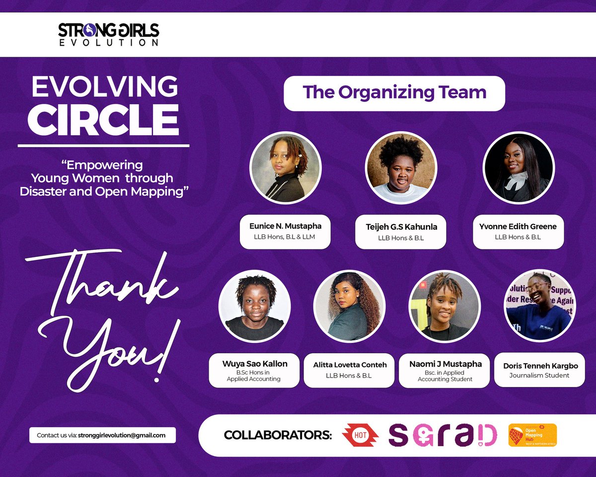 StrongEvolution's tweet photo. We extend our thanks and appreciation to our partners, guest speakers, participants, the media, and everyone else who supported us. Let's keep working on creating a society where every young woman in Sierra Leone can reach her full potential. https://t.co/uXOvuvZPwo