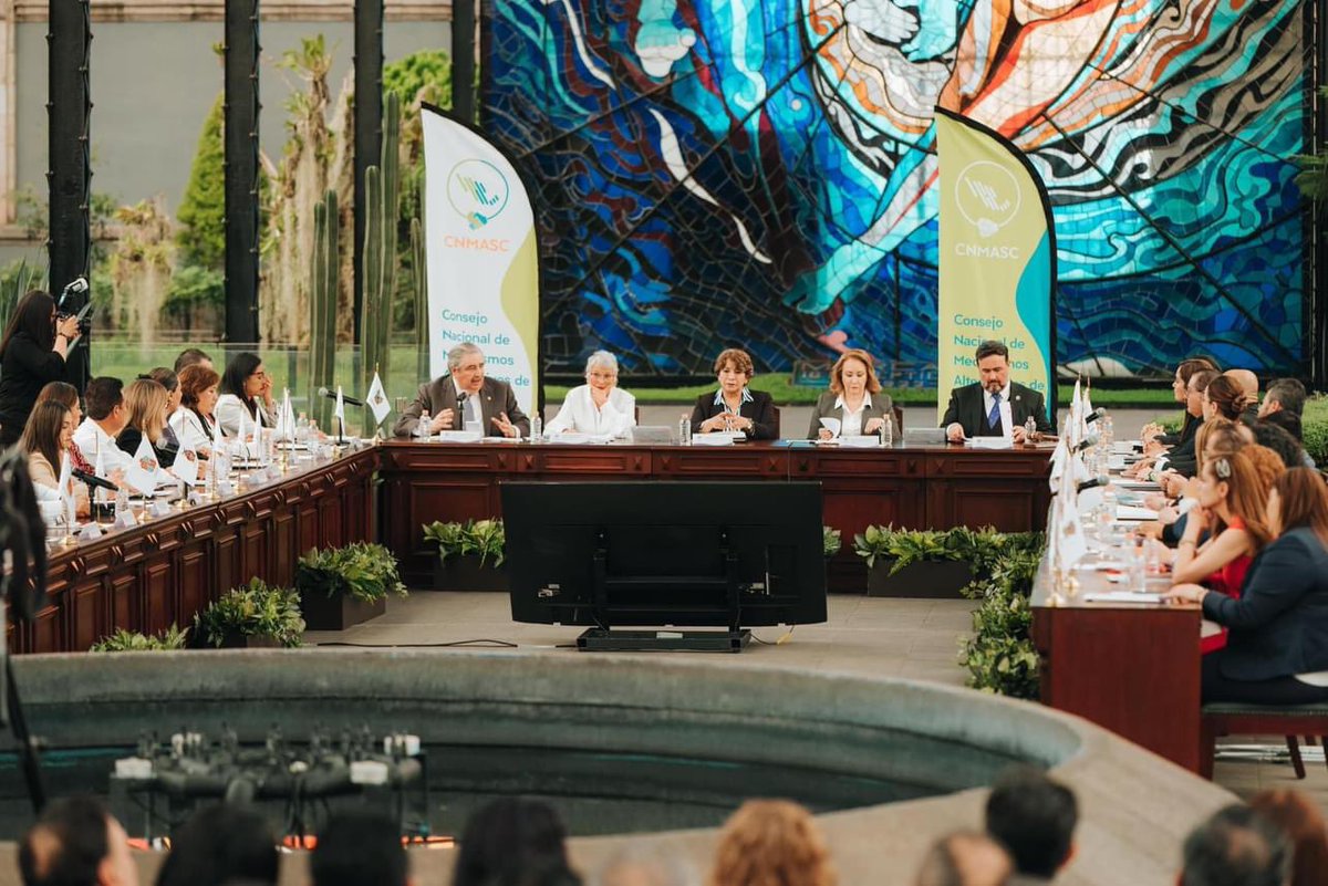 abolioc's tweet photo. Hoy asistí a la 1a Sesión Ordinaria del Consejo Nal de Mecanismos Alternativos de Solución de Controversias que preside el Mag @SergioVallsE, ante la Gobernadora Delfina Gómez Álvarez, la Ministra Yazmín Ezquivel, la Senadora Olga Sánchez Cordero y el Mag  @MagdoSodi 
#MASC https://t.co/ZpJHn3N7vC