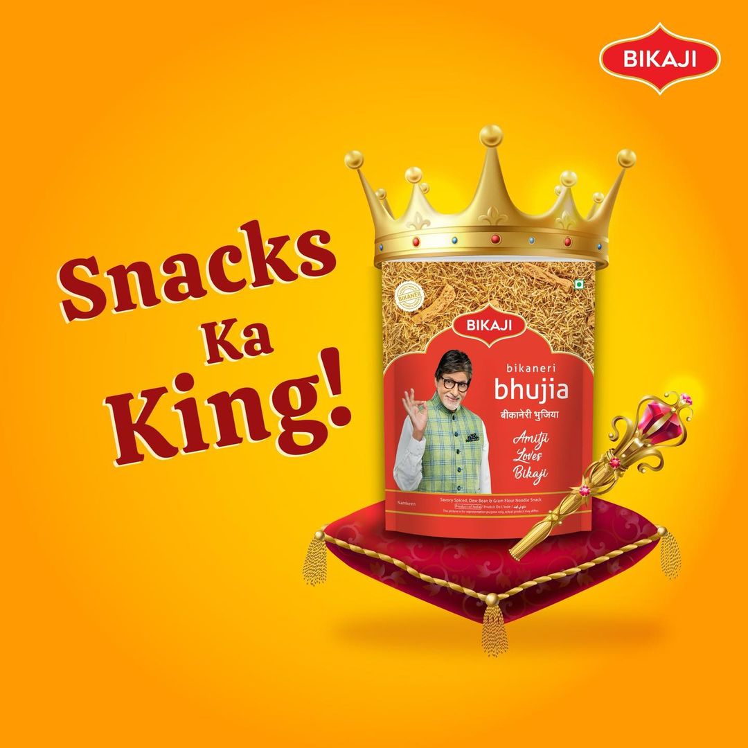 Ruling the world of snacks!
#bikaji #bikajifoods #bhujia #bikaneribhujia #bikaneri #bhujiasev #bhujialove #amitjilovesbikaji