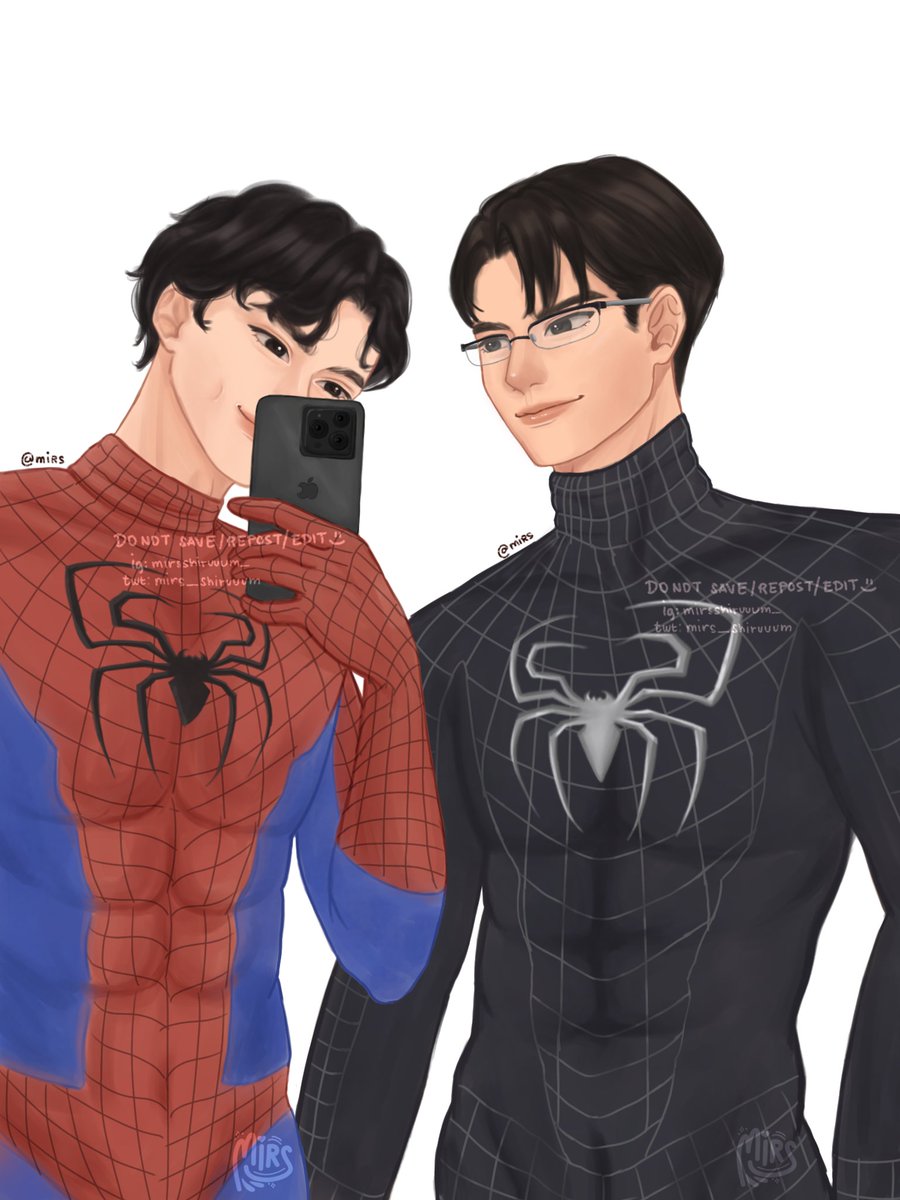 mirs_shiruuum's tweet photo. Mav and Rade in spiderman costume fanart 🕷️✨

do not reupload/save/screenshot/edit, thank you!
#mav #rade #overthehorizon #sacseries #ineryss #wattpad #wp https://t.co/erpT3OT25S