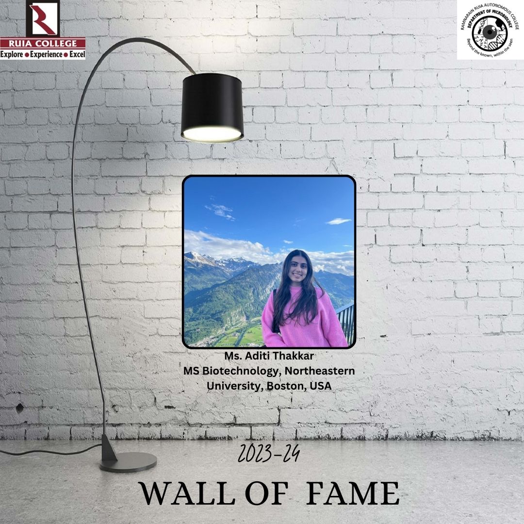 Ruia Microbiology Department tweet media