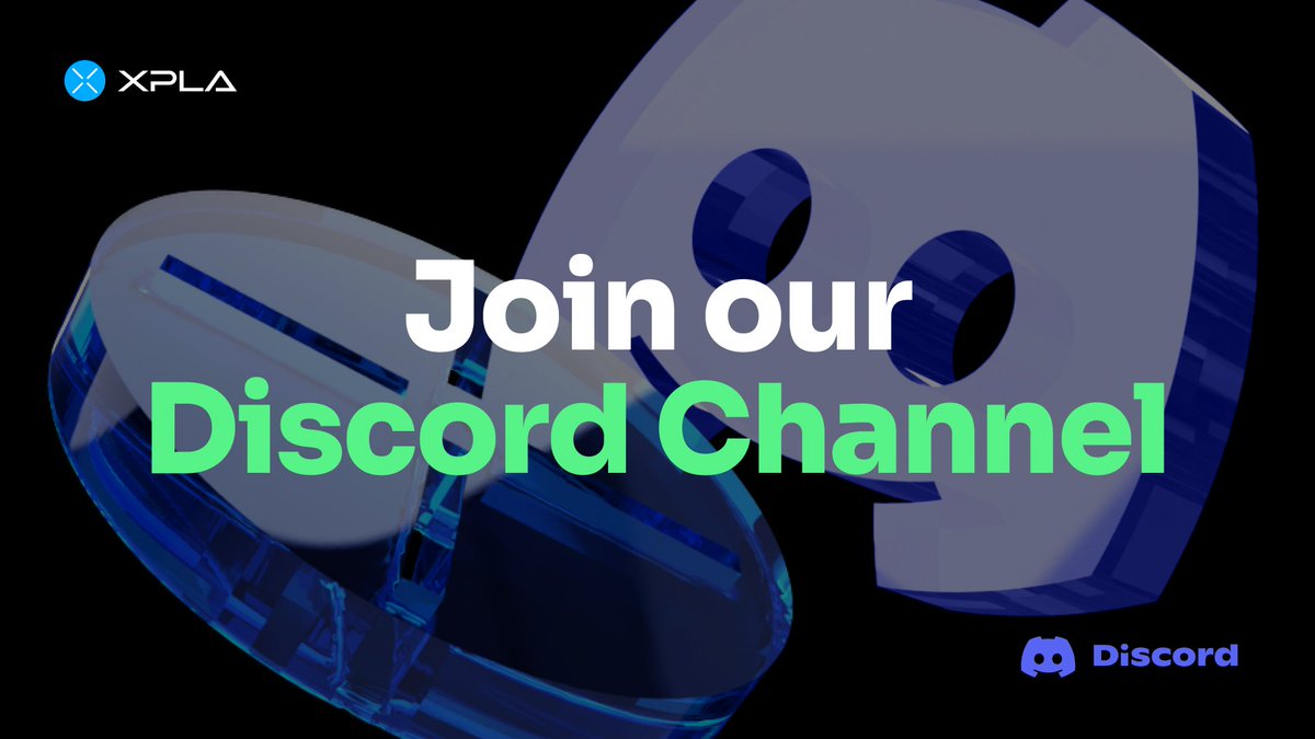🎉XPLA Discord Grand Open🎉

Hey, Pilots! XPLA Discord community is finally open!
Are you ready to explore &amp; play?

➡️discord.gg/xpla

P.S. The early starter event is running now, so you'd better hurry up and get in! FCFS 1,000!🎁

#XPLA #WEB3 #Discord #Event #FCFS