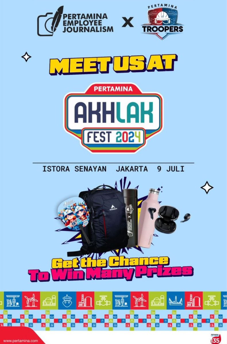 Listy9021's tweet photo. Wow beneran Asik banget nih Pertamina Akhlak Fest hadir lagi,woooi!!😎 

Berharap kegiatan Pertamina Akhlak Festival 2024 bisa memberi manfaat bagi semua orang😊

#OneEnergyOnePertamina https://t.co/9Rj3bOTax0