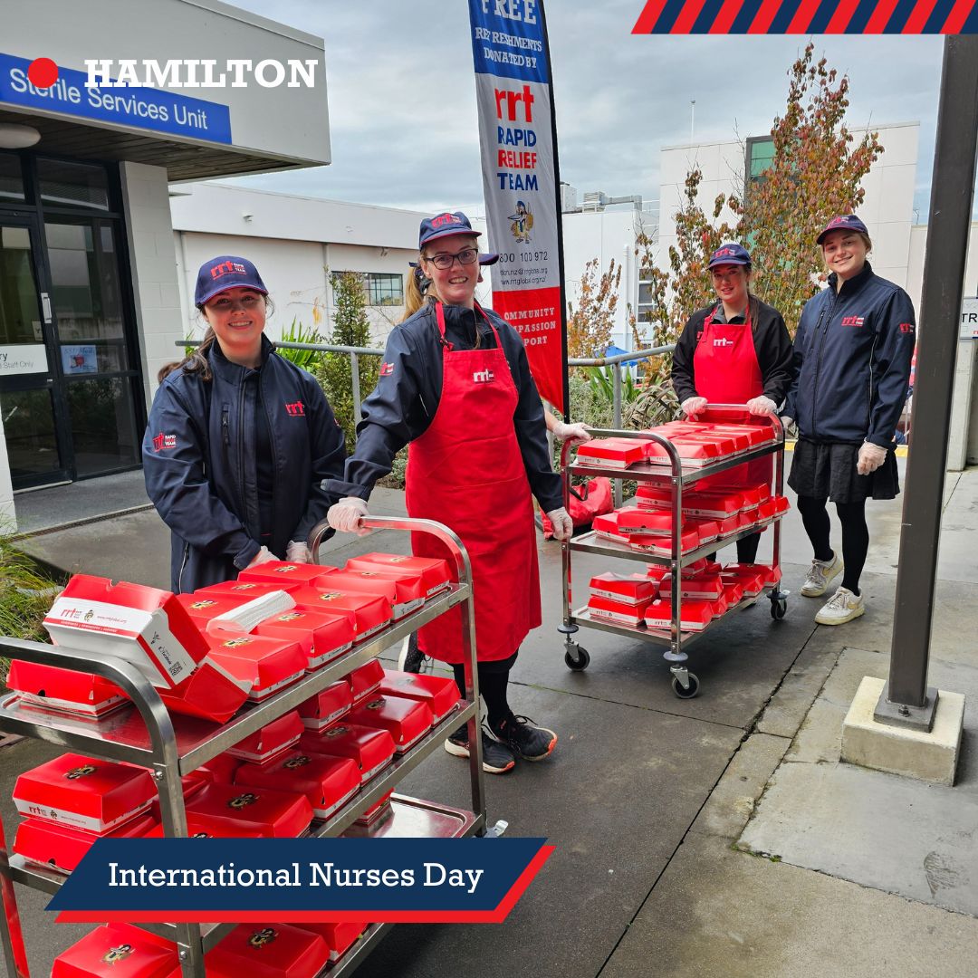 That’s a wrap! ⭐ RRT honored thousands of nurses worldwide on #InternationalNursesDay 👨‍⚕️🤗. Over 40,392 meals served across 7 countries, including the UK, NA, NZ, Argentina, France, Germany, &amp; Australia. Thank you to the 1,187 volunteers! 💞 #rrtcares <a href="/HealthNZ/">Health NZ</a>