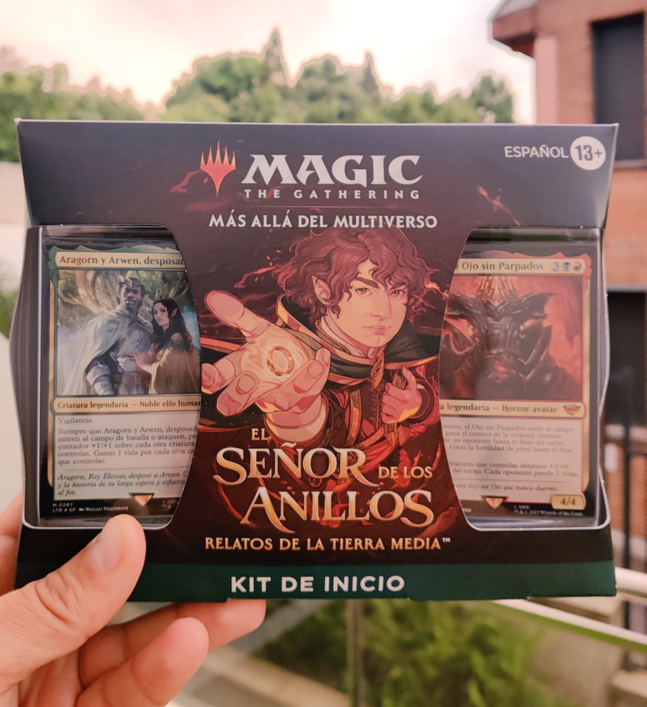 CastielloMTG's tweet photo. 🎁SORTEAZO KIT DE INICIO: EL SEÑOR DE LOS ANILLOS 🎁

🇬🇧Giveaway time!

🎉 ¡Enseña a jugar a ese amigo/familiar que no termina de animarse!

- Sólo 2 requisitos:
✅Follow @CastielloMTG
🔄RT este post

🌎 Free Shipping Worldwide!
🍀Mucha suerte!
🚨16.07 ganador en Stream! https://t.co/thMymvA0f2
