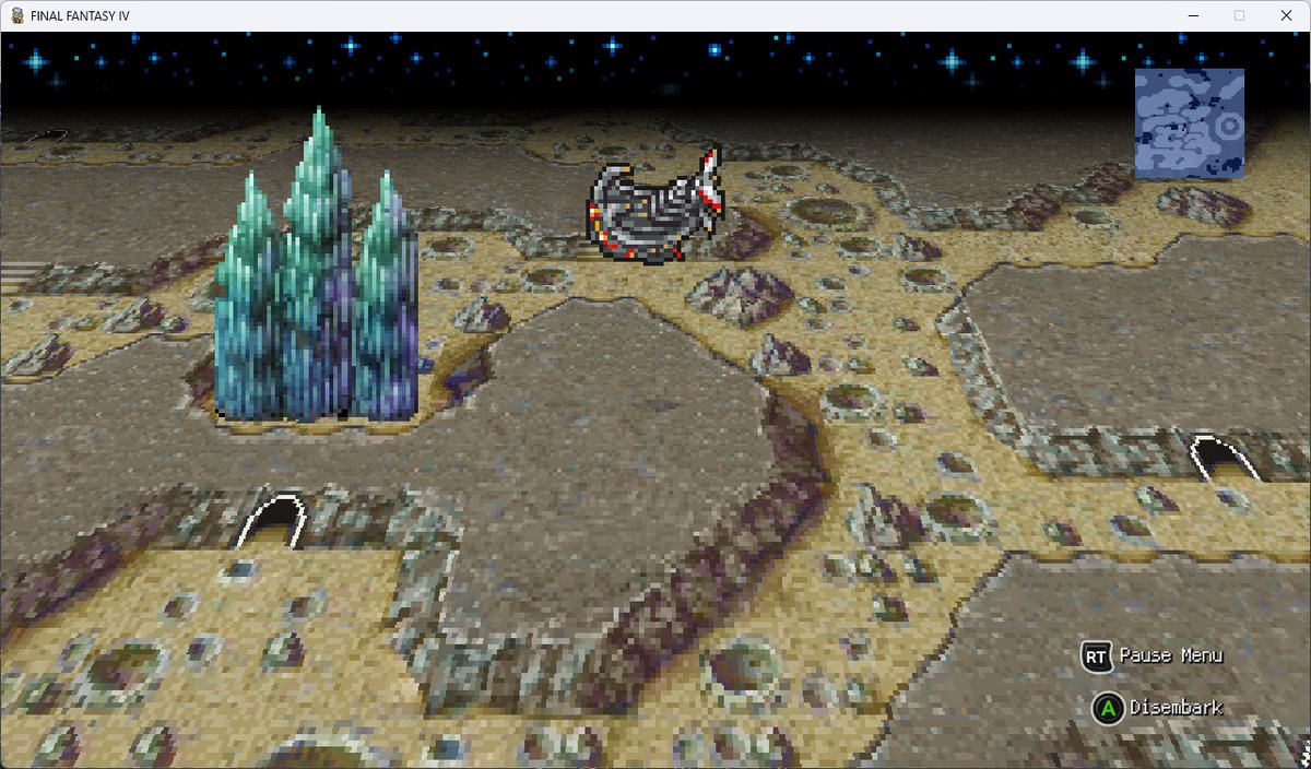 cursedblessing's tweet photo. Reached the part in #FF4 where I stopped on the PS1 version. #JRPGJuly https://t.co/AG26kARdG0