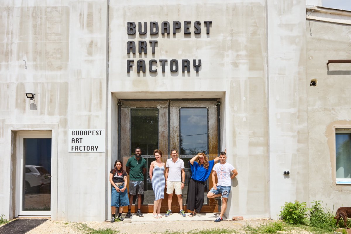 Vincipeprah's tweet photo. My residency at the Budapest Art Factory was enriching. The welcoming and supportive environment allowed me to focus on my art. I encourage other African artists to visit for growth and collaboration opportunities. I will miss them dearly. Thank you for the invitation. https://t.co/af2vxK8MbO