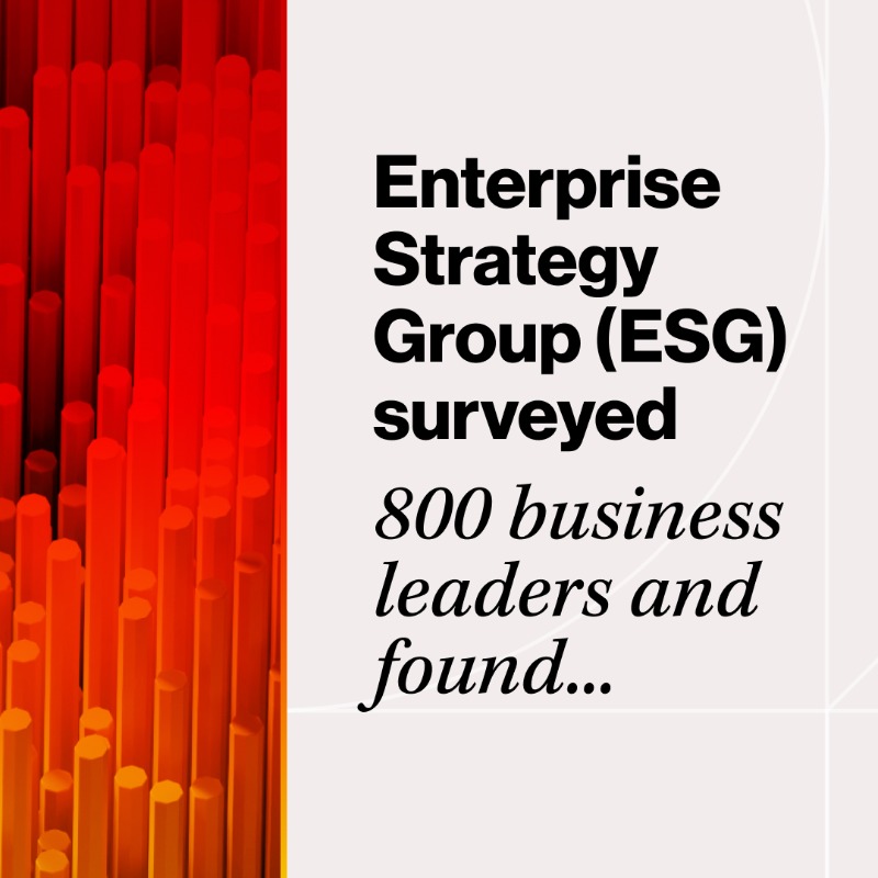 HitachiVantara's tweet photo. 🔍📊 The report is in 📄 In partnership with @ESG_Global, we surveyed 800 #IT leaders to shed light on enterprise #GenAI and top barriers to successful adoption. 
 
Click through ➡️ for a glimpse into the eye-opening findings &amp; get the full survey results: https://t.co/FwZIgF1VZa