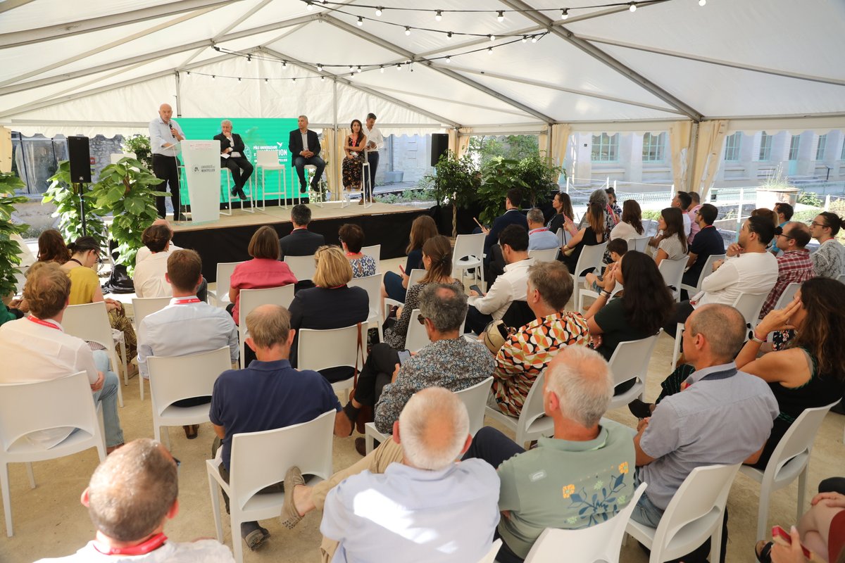 umontpellier's tweet photo. #InnovationUM 🚀 Ouverture de l’Afterwork de l’innovation 2024 organisé par le Pôle Universitaire d’Innovation @umontpellier Un événement destiné à célébrer et à récompenser l’esprit créatif et visionnaire des actrices et acteurs de l’innovation du bassin montpelliérain https://t.co/HvMT0YjsZt
