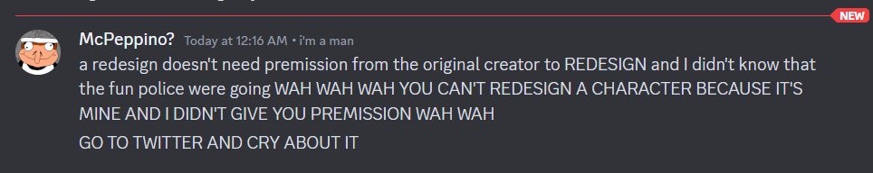 bloxthewox's tweet image. @REAL_REISE expose thread and why the new owner is a disrespectful person
🧵

For starters, when asked about why they "redesigned" the character without permissioj, they immediately brought up the topic of no fun being allowed? for some reason