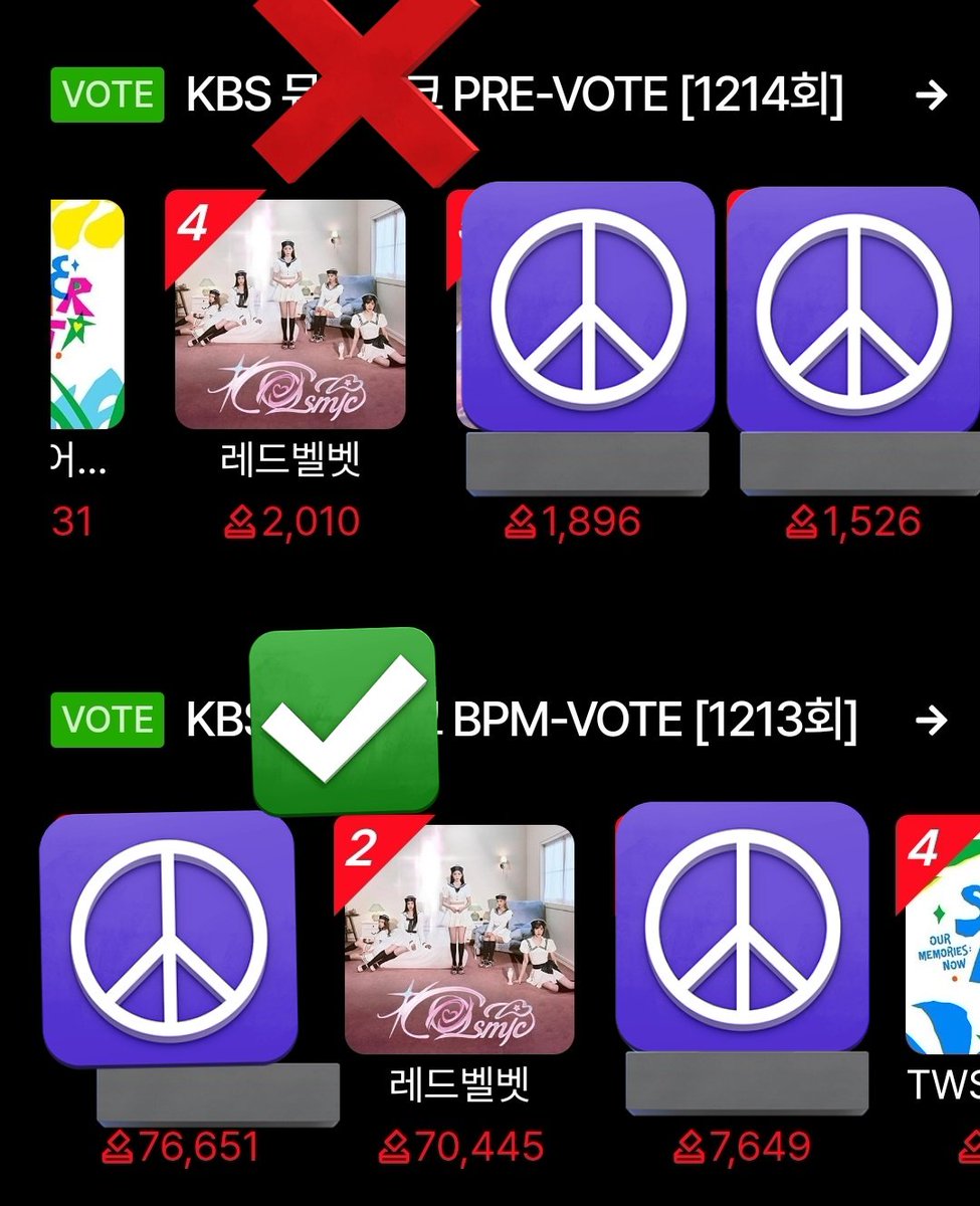 rvelites's tweet photo. 🚨Reminder: we are aiming for BPM Award in All Chart (Music Bank)

⚠️DO NOT drop hearts  in Prevote 

Please save your hearts and drop them in BPM voting. Join mass voting on July 11 at 4PM KST 🙏

🔗 https://t.co/rs759WWTaX

#RedVelvet_Cosmic #RedVelvet @RVsmtown https://t.co/4iZafrVxnG