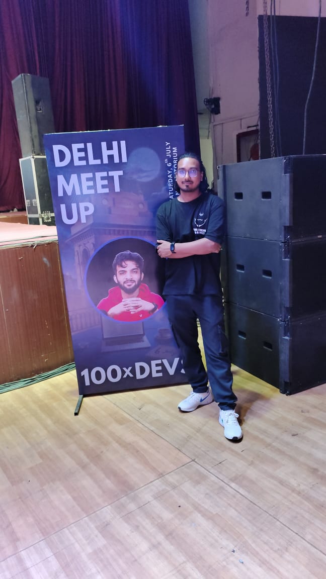 vishalvoid's tweet image. huge thanks to the #100xDevs team for an amazing meetup in Delhi on Saturday! It was a great opportunity to connect with fellow tech enthusiasts and gain new insights. 

Kudos to everyone who made this event possible. Looking forward to the next one!

#DelhiMeetup #connect