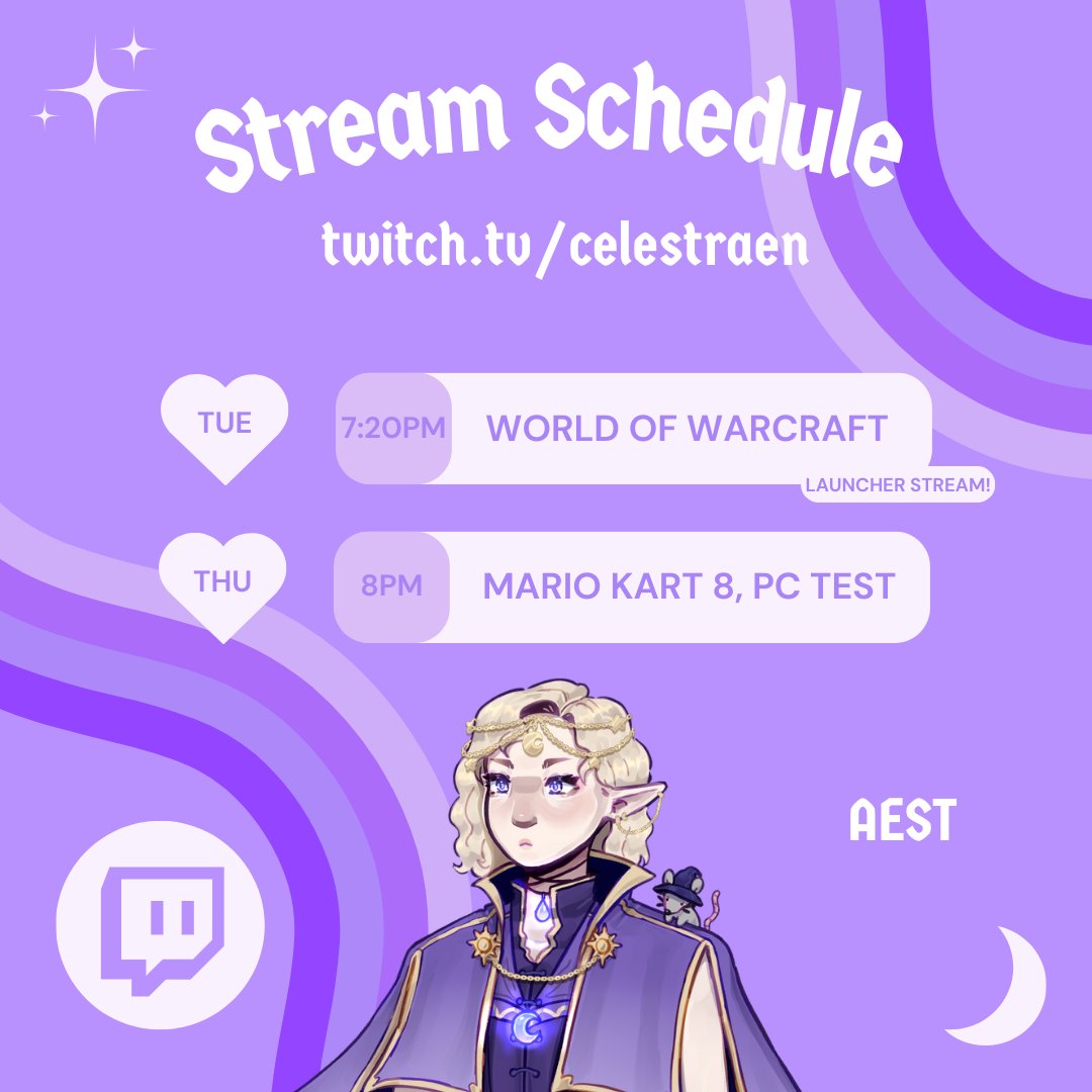 TheGemCosplay's tweet photo. We are back this week for more streams!
See you tonight for some cozy WoW fun, and then on Thursday we test the limits of my pc by playing Mario Kart and see if my pc still explodes, RUSSIAN PC EXPLOSION ROULETTE https://t.co/5YySunujyq