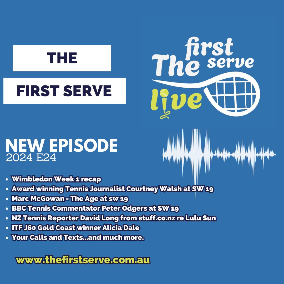 Did you miss last nights live show with Brett Phillips?

Catch up on EP 24 Here: 🎧 bit.ly/439YoHB

#TheFirstServe